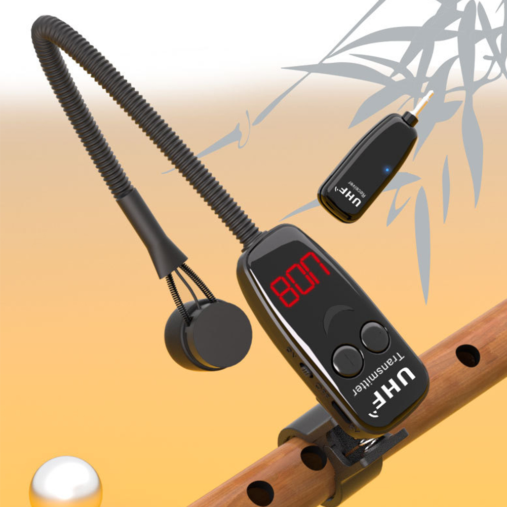 Musical Instrument Flute - Беспроводной микрофон-клипса UHF для музыкальных инструментов,
