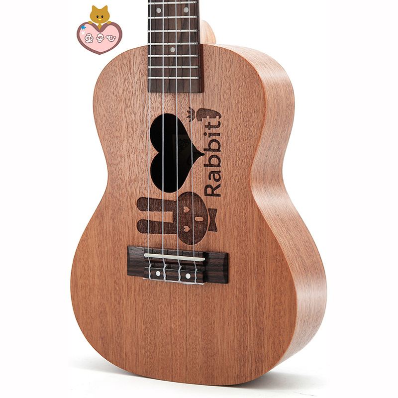 Musical Instrument Hawaii - 23-дюймовая укулеле из сапеле с множеством