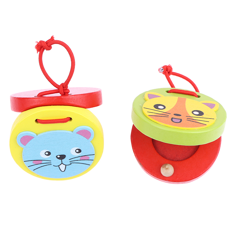 Musical Instrument For Babies - 1 шт. Детские деревянные кастаньеты в